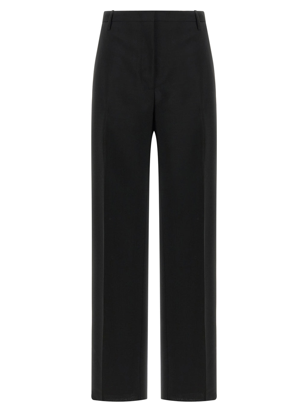 Fendi Black Mohair Dress Pants