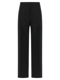 Fendi Black Mohair Dress Pants