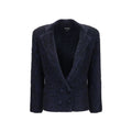 Giorgio Armani Blue Polyamide Blazer