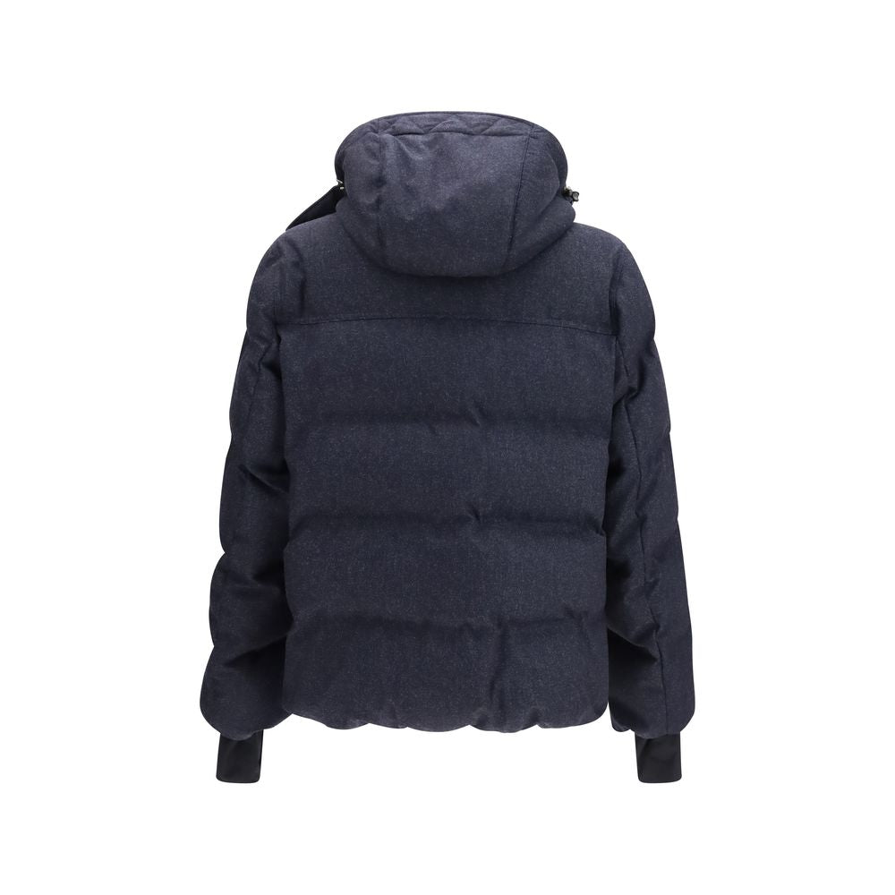 Moncler Grenoble Blue Wool Oves Aries Jacket