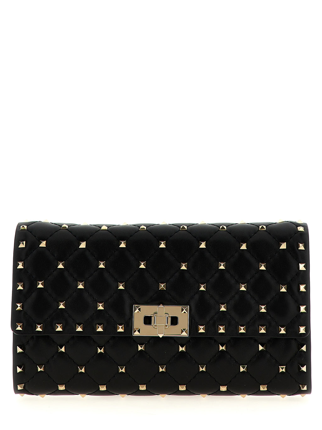 Valentino Garavani Black Lamb Leather Shoulder Bag