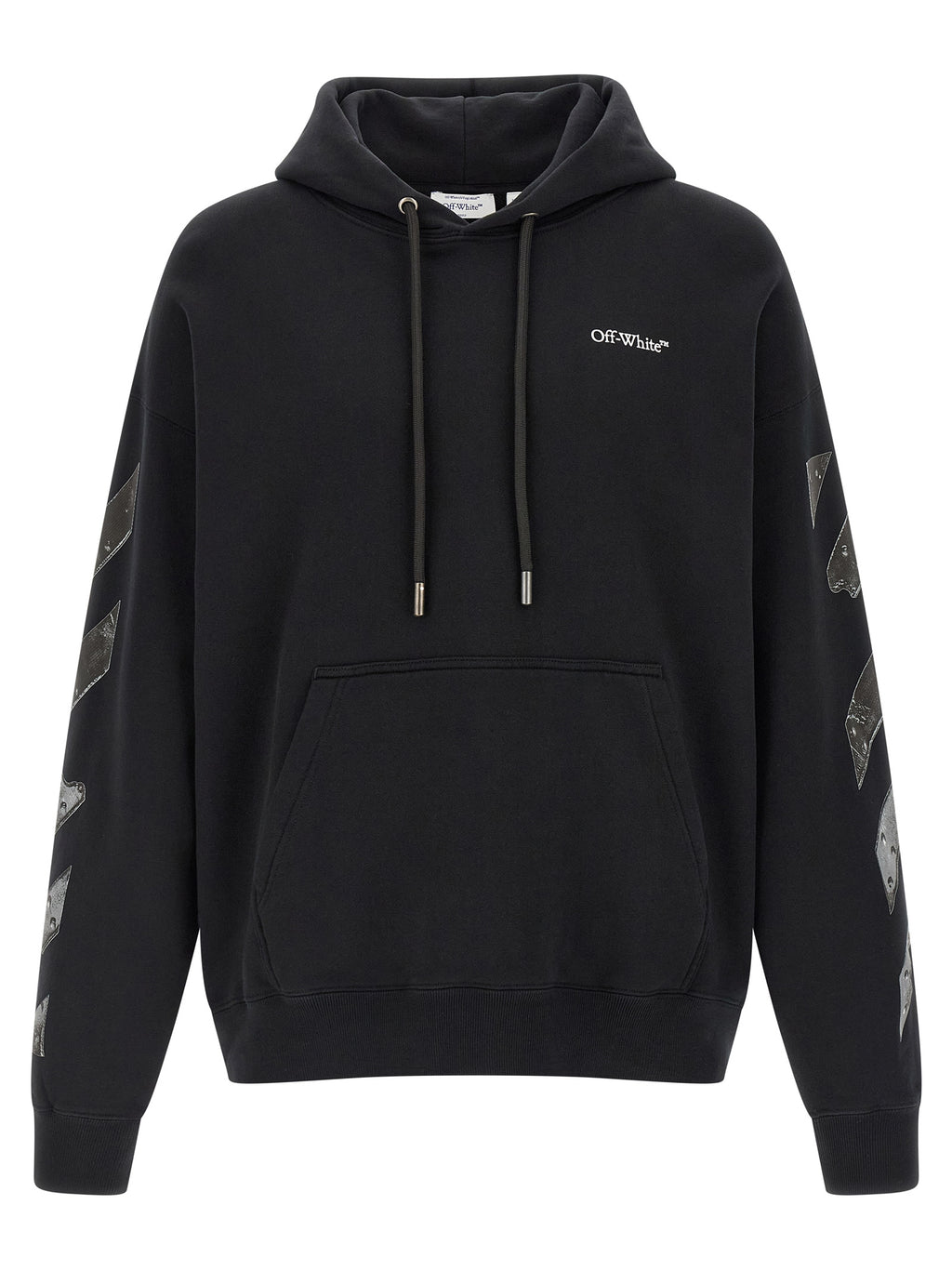 Off-White Black Cotton Sweatshirt