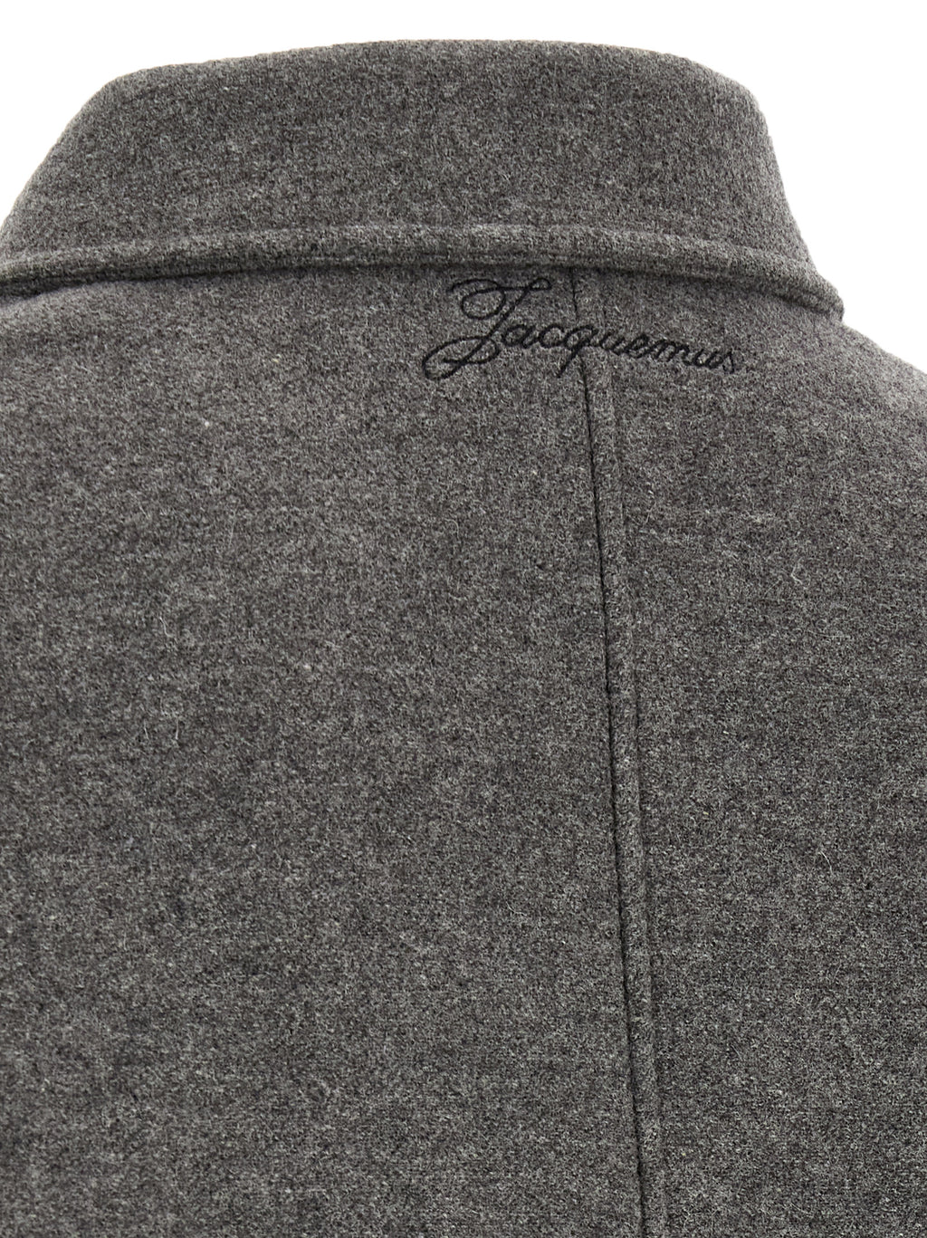 Jacquemus Gray Virgin Wool Bomber