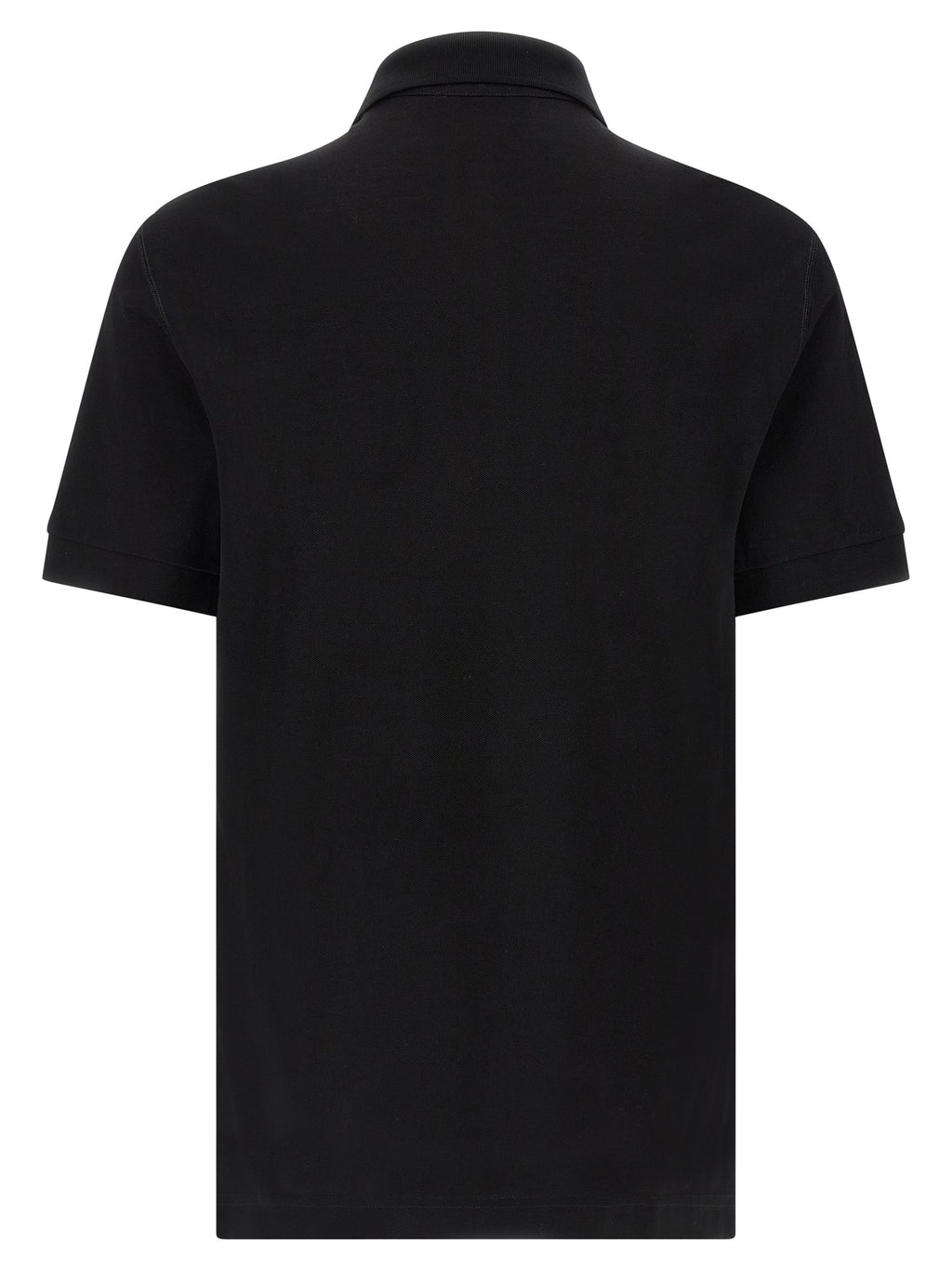 Dolce & Gabbana Black Cotton Polo Shirt
