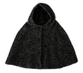 Dolce & Gabbana Gray Tweet Wool Kaftan Jacket Coat Top