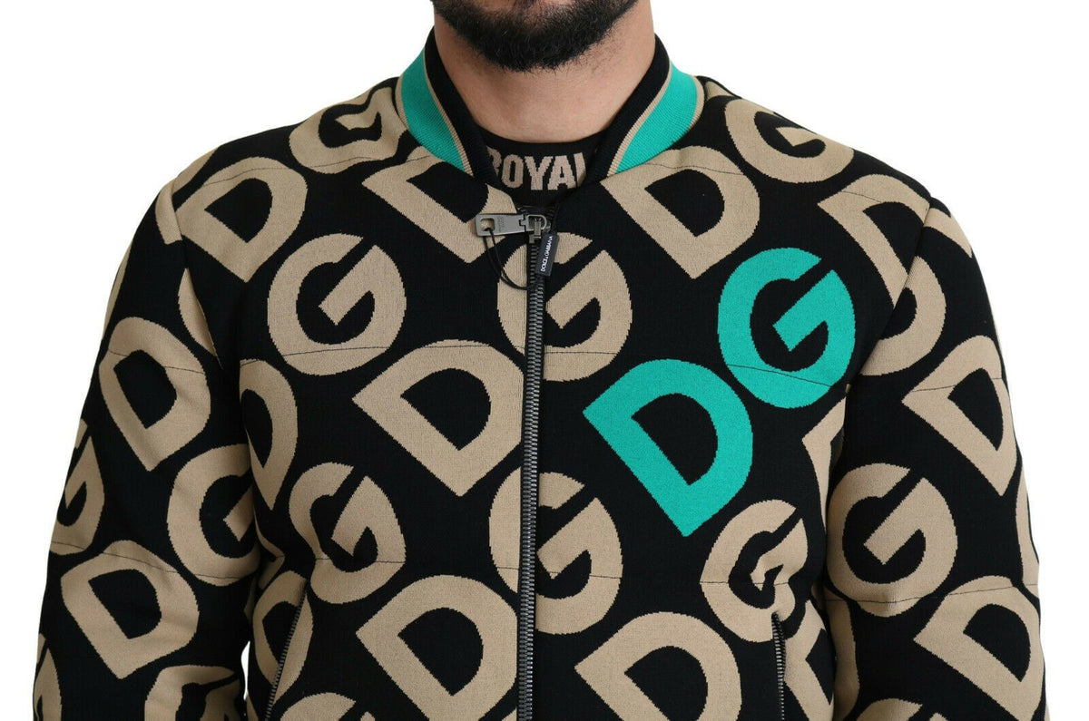 Dolce & Gabbana Multicolor DGMILLENNIALS Logo Print Jacket