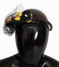 Dolce & Gabbana Purple Crystal Diadem Headband Lemons Sicily Tiara
