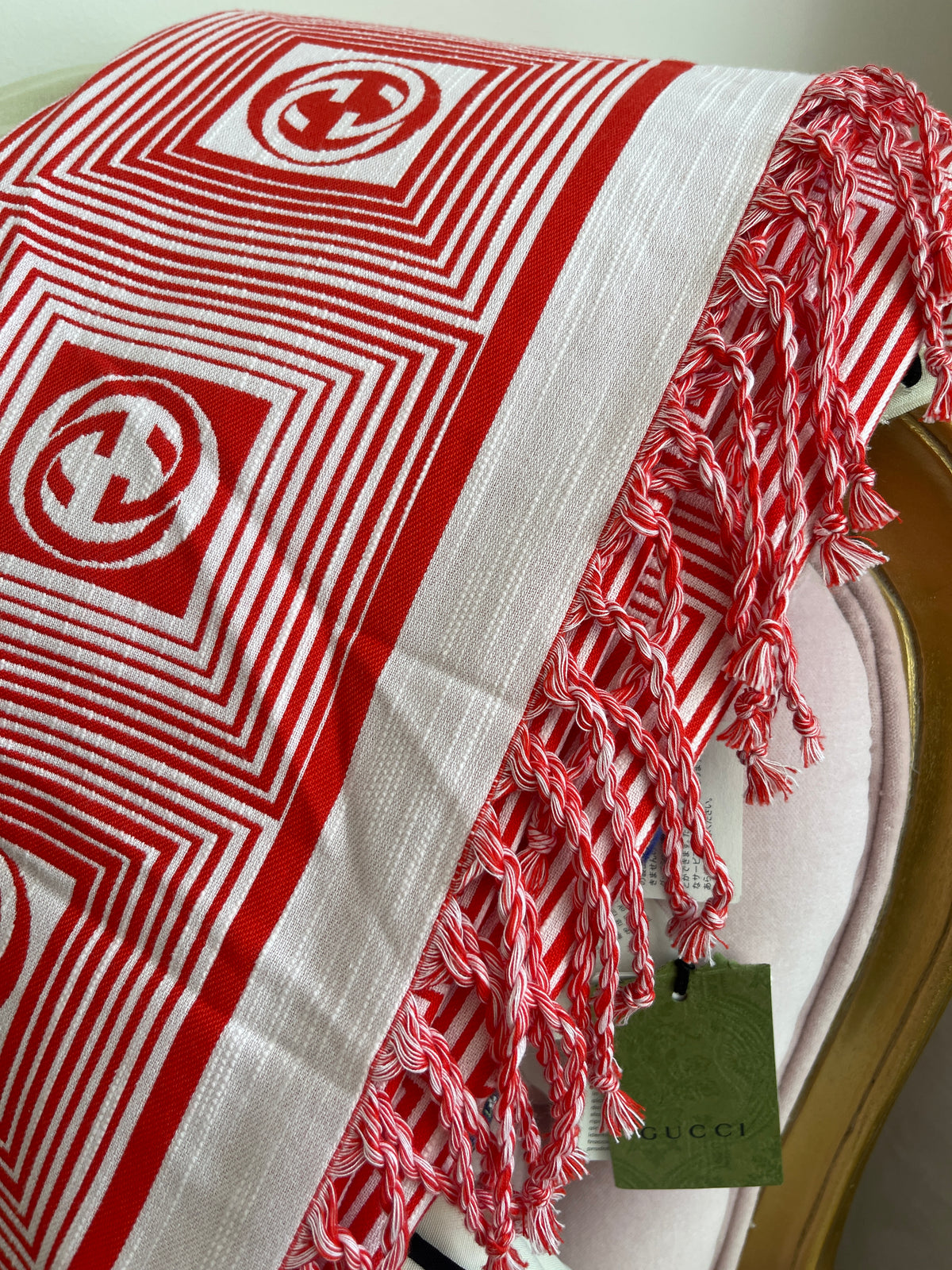 Gucci rug, blanket, tablecloth