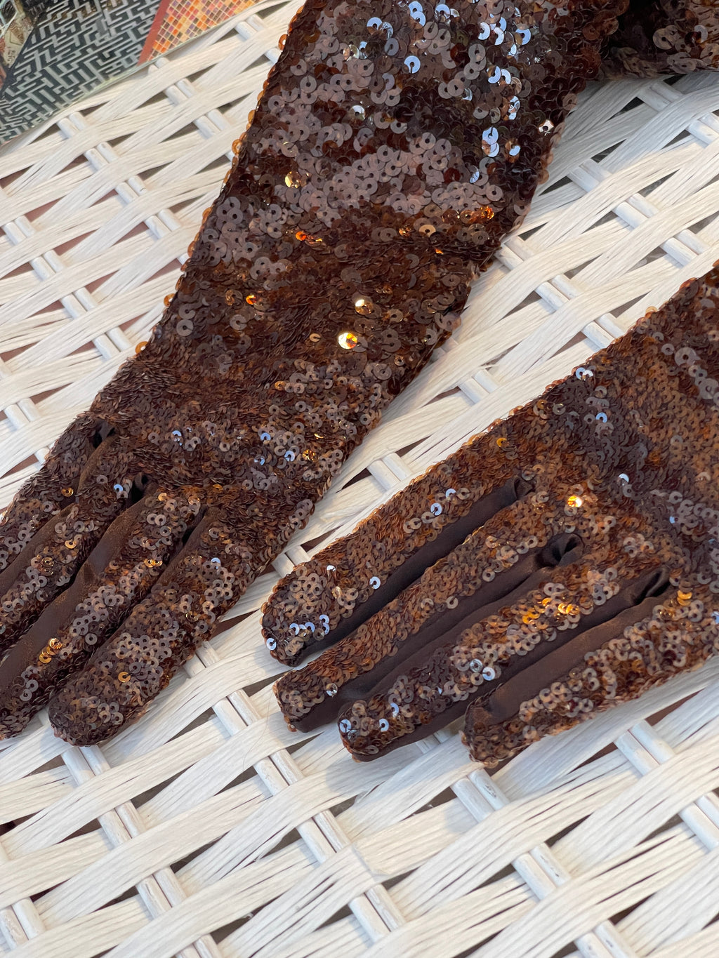 Gucci Long Sequinned Gloves