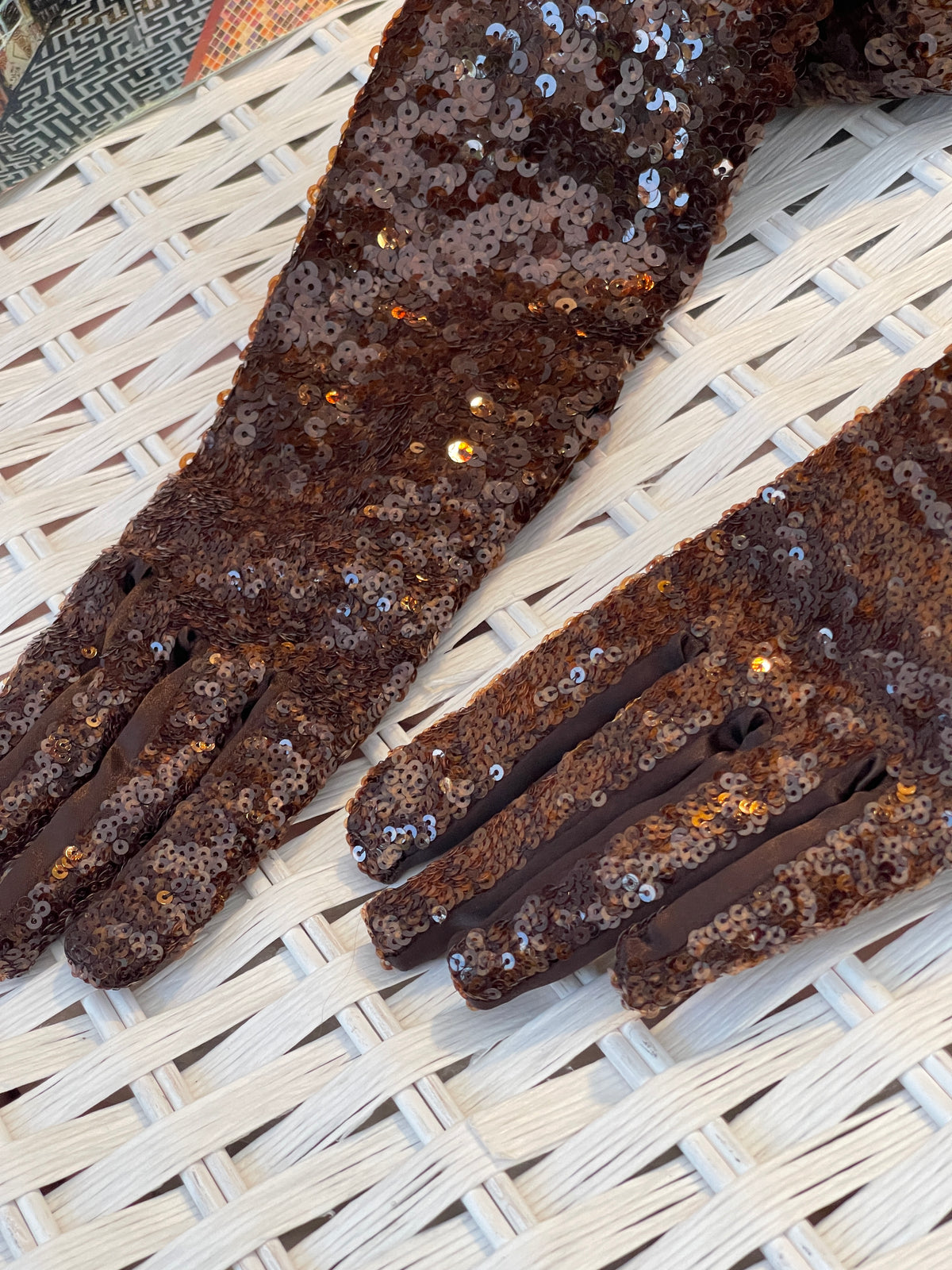 Gucci Long Sequinned Gloves