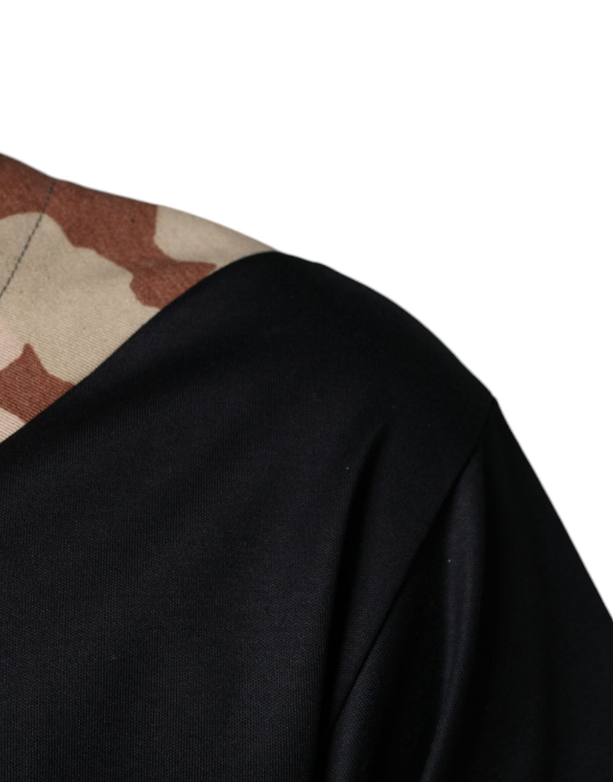 Dolce & Gabbana Multicolor Camouflage Patchwork DG Royal T-shirt