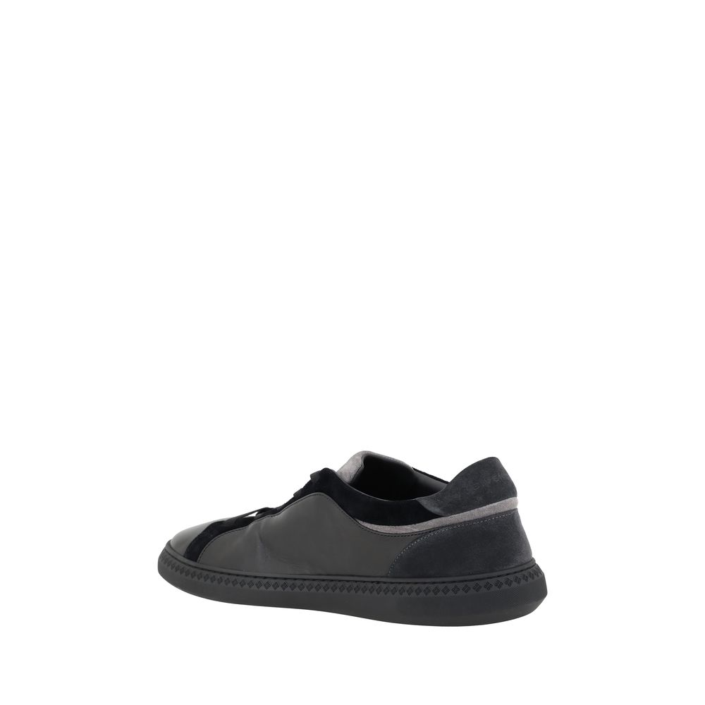 Givenchy Black Leather G Set Sneakers