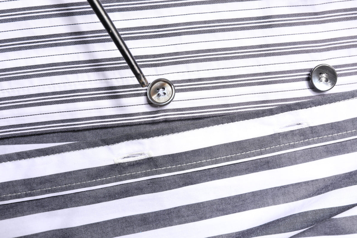 Dolce & Gabbana Multicolor Striped Button Down Casual Shirt