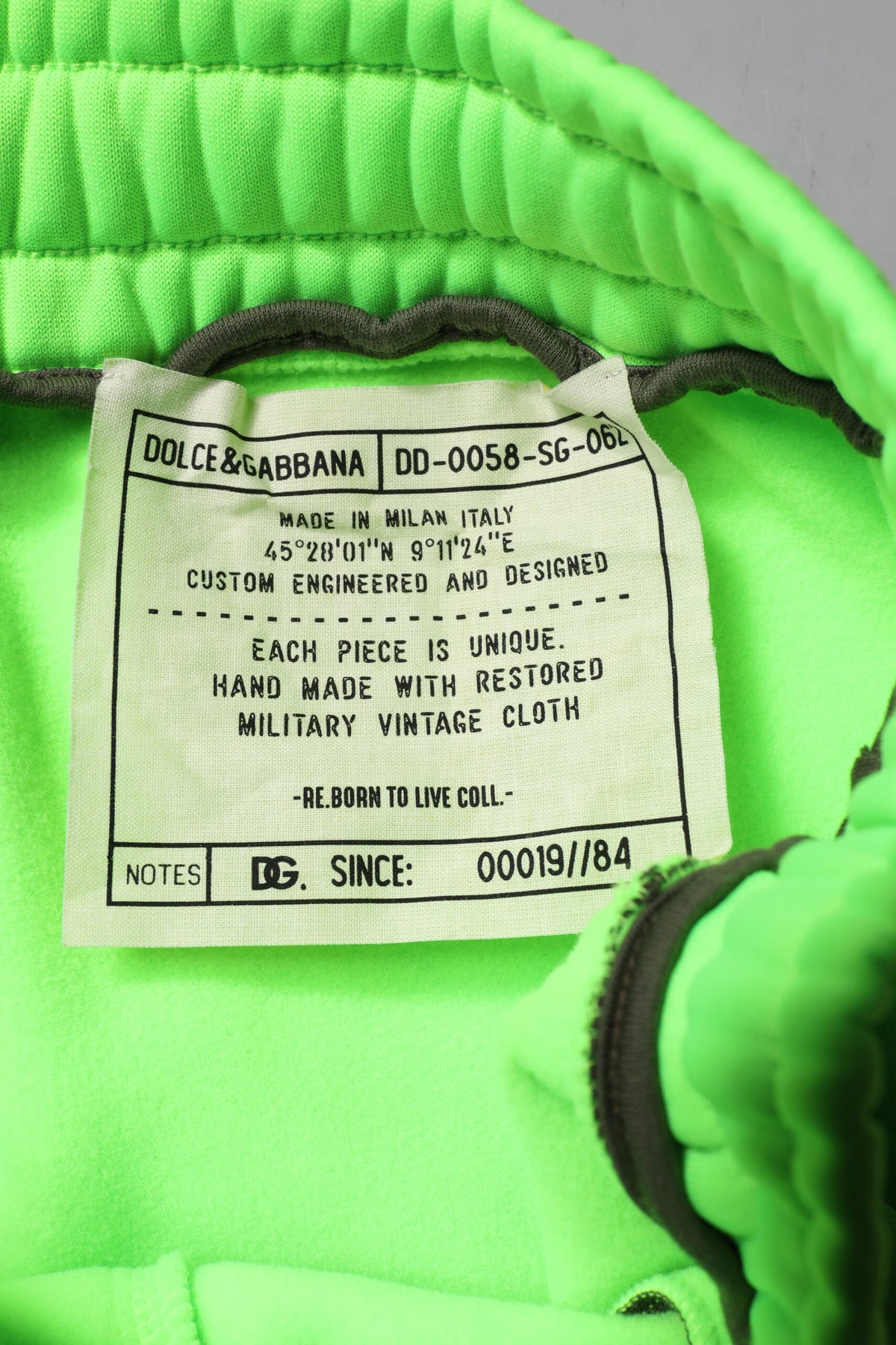 Dolce & Gabbana Green Patchwork Cargo Bermuda Shorts