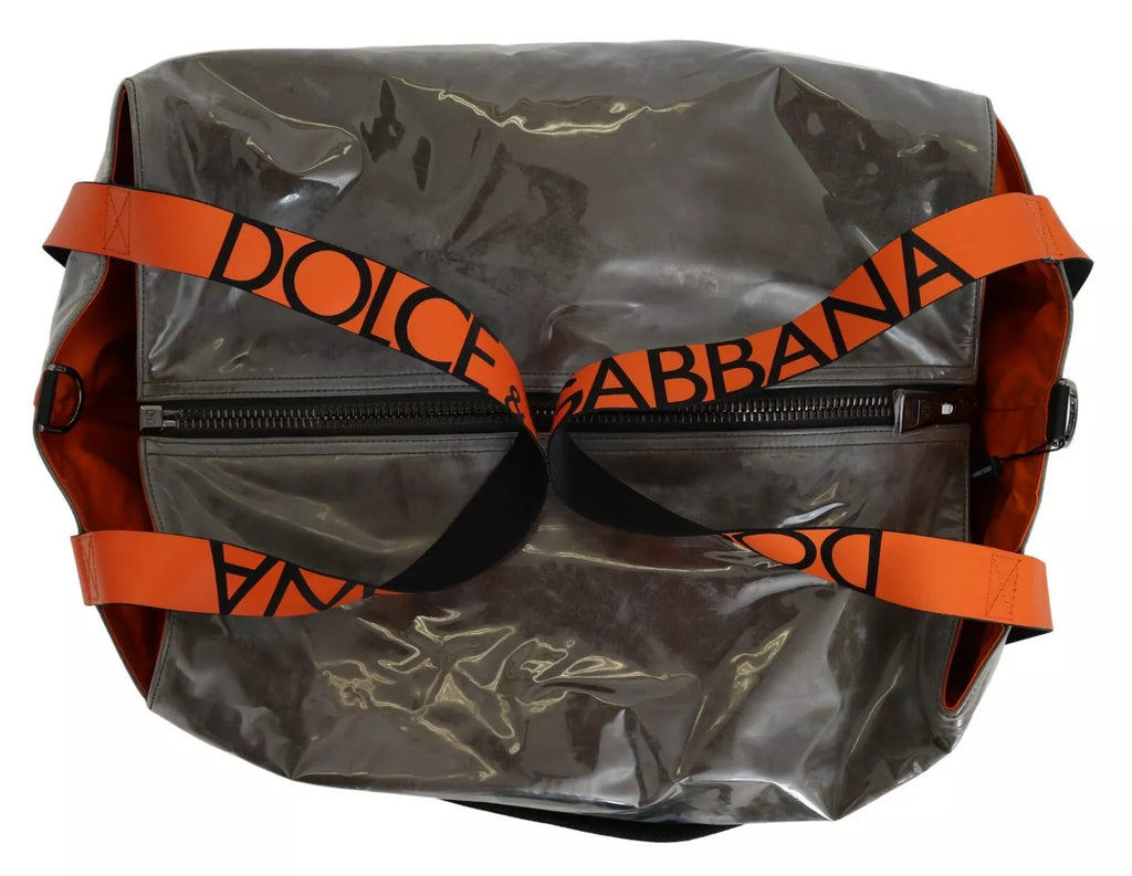 Dolce & Gabbana Green Fashion Expression Oversized Plastic Tote Bag