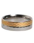 Dolce & Gabbana Gold Silver Tone Real Brass DG Logo Ring