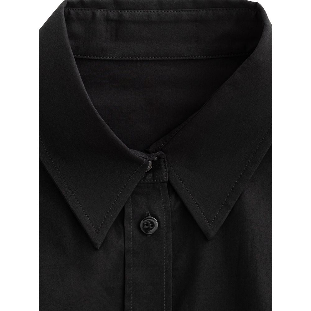 Dolce & Gabbana Black Cotton Dress Shirt