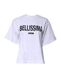 Dolce & Gabbana White Bellissima Cotton Crew Neck T-shirt