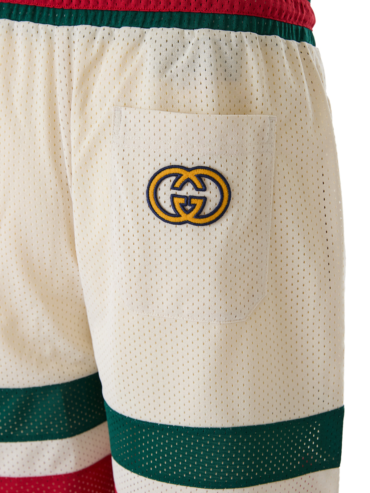 Gucci Cream polyester  Logo Shorts
