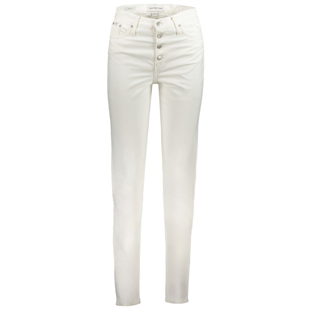 Calvin Klein White Cotton Women's Jean