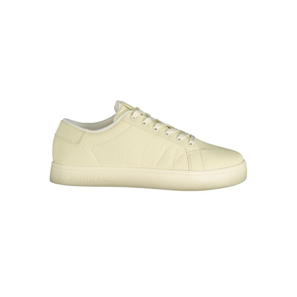Calvin Klein Bianco Polyester Men Sneaker