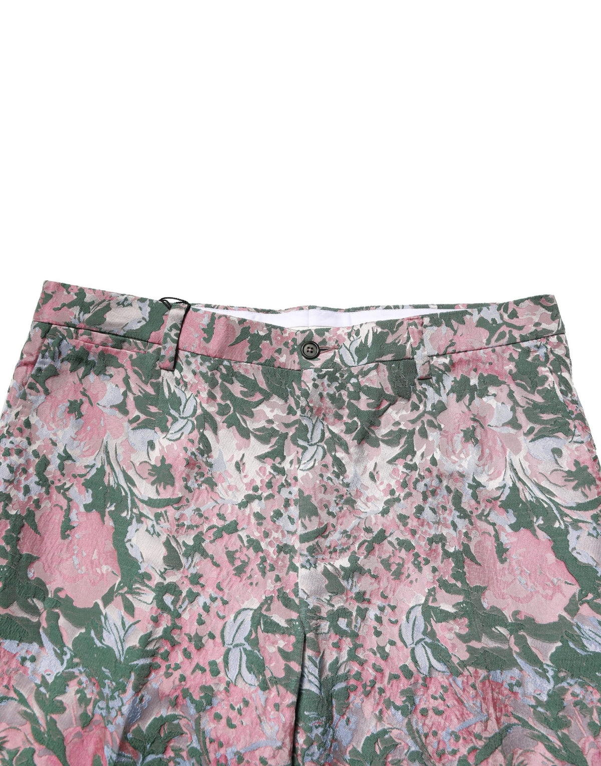 Dolce & Gabbana Multicolor Floral Jacquard Pants