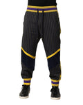 Dolce & Gabbana Multicolor Stripes Wool Jogger Pants