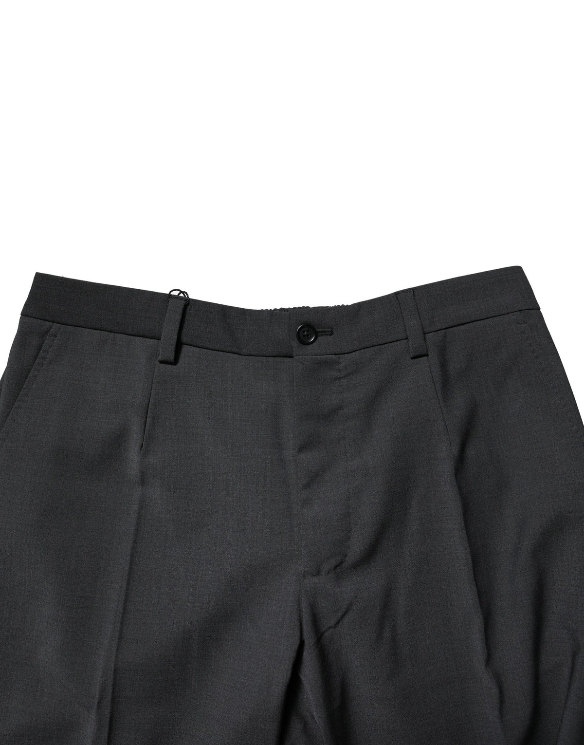Dolce & Gabbana Black Wool Dress Slim Formal Pants