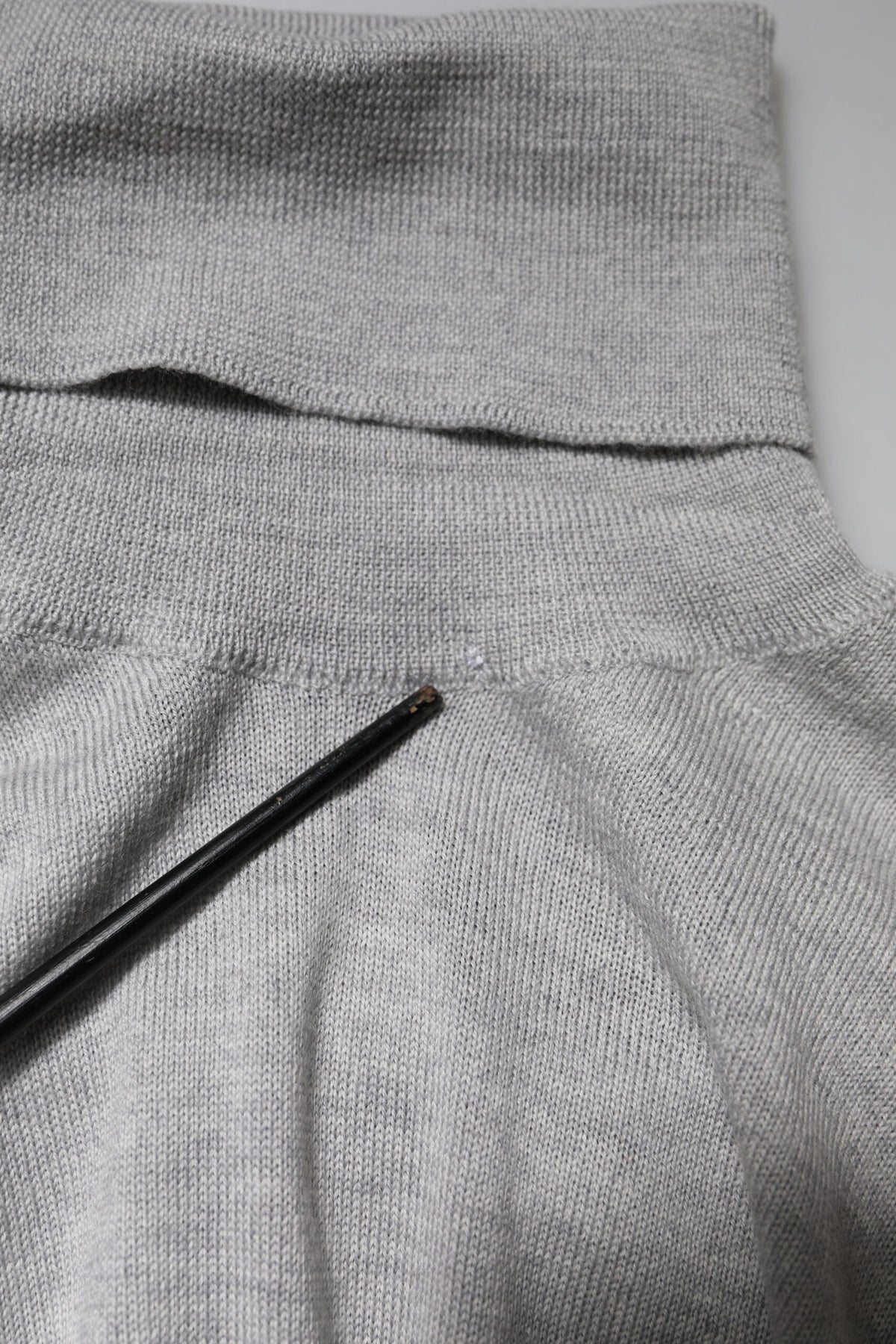 Dolce & Gabbana Gray Long Sleeve Turtleneck Pullover Sweater