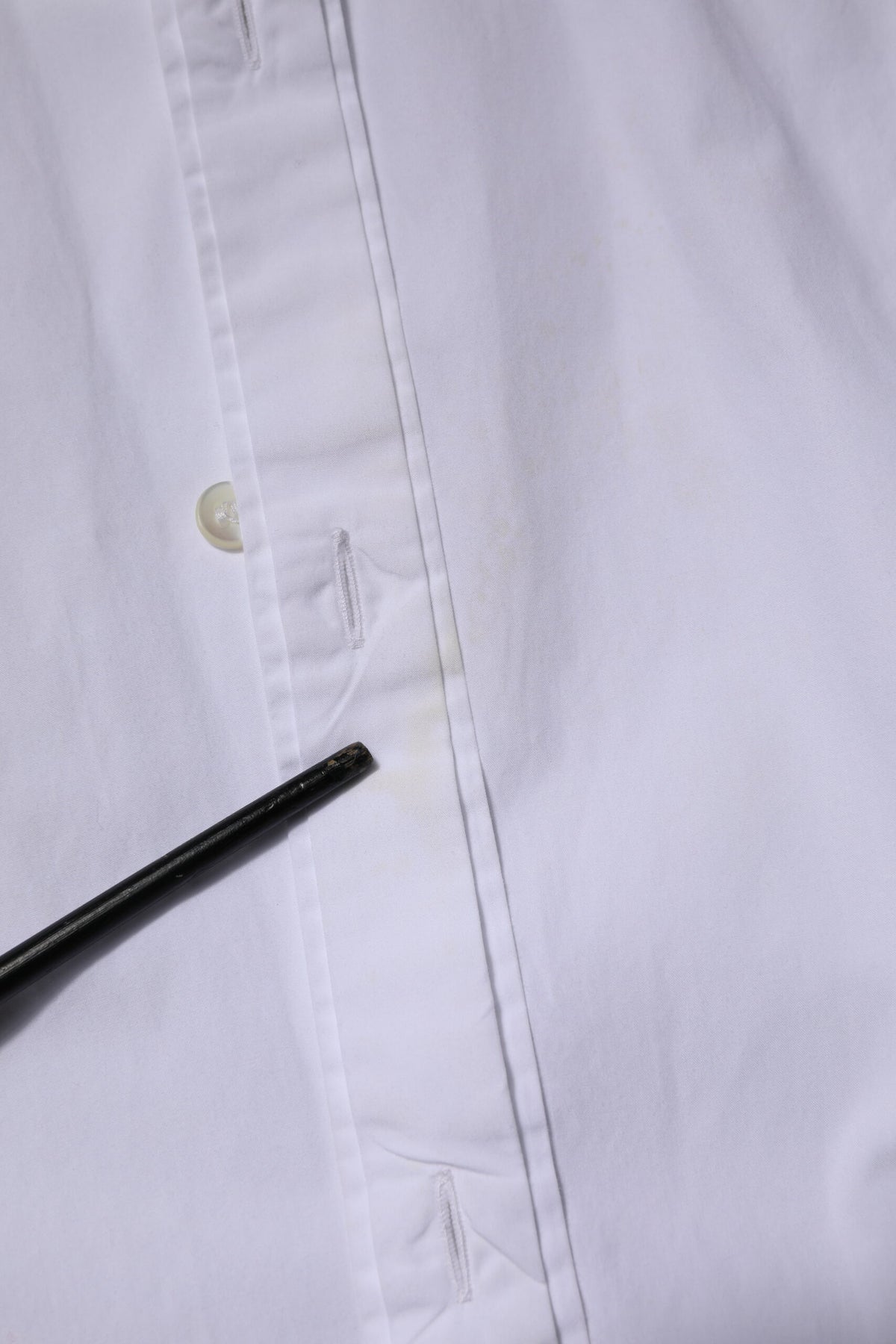 Dolce & Gabbana White Cotton GOLD Long Sleeves Dress Shirt