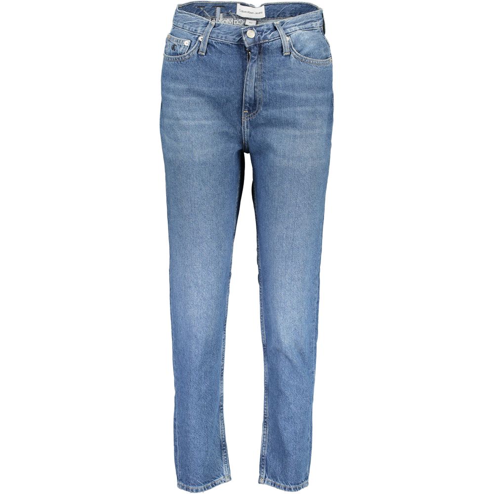 Calvin Klein Blu Cotton Women Jeans