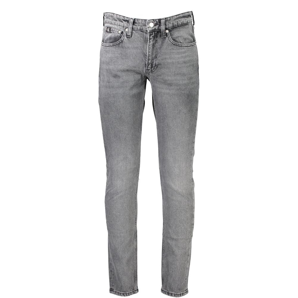 Calvin Klein Grigio Cotton Male Jean