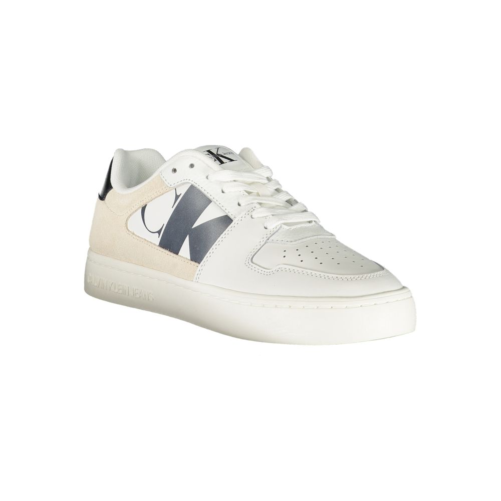 Calvin Klein White Polyurethane Women Sneaker