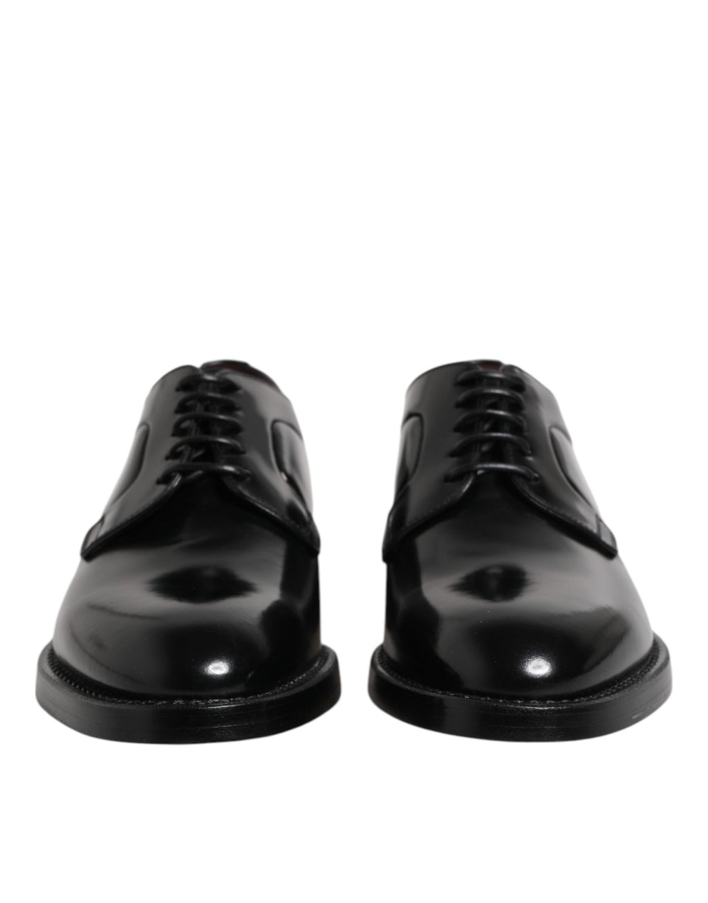 Dolce & Gabbana Black Leather Lace Up Derby Dress Formal Shoes