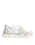 Dolce & Gabbana White Mesh Sorrento Trekking Sneakers Shoes