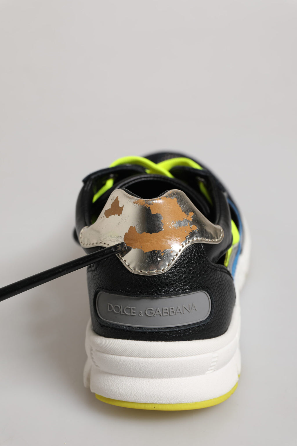 Dolce & Gabbana Multicolor Lace Up Low Top Men Sneakers Shoes