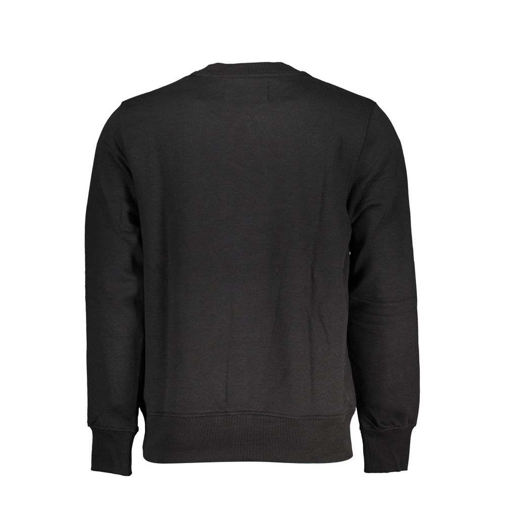 Calvin Klein Nero Cotton Men Sweatshirt