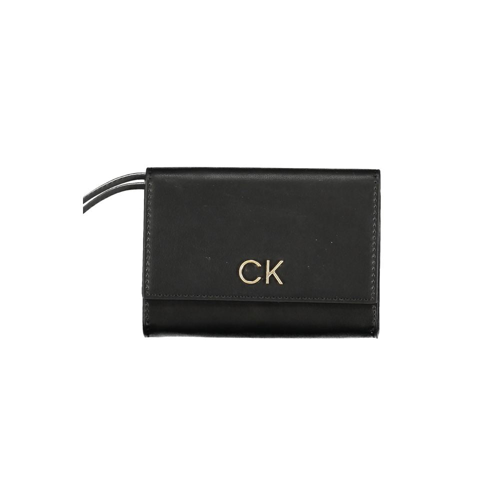Calvin Klein Black Polyester Women Wallet