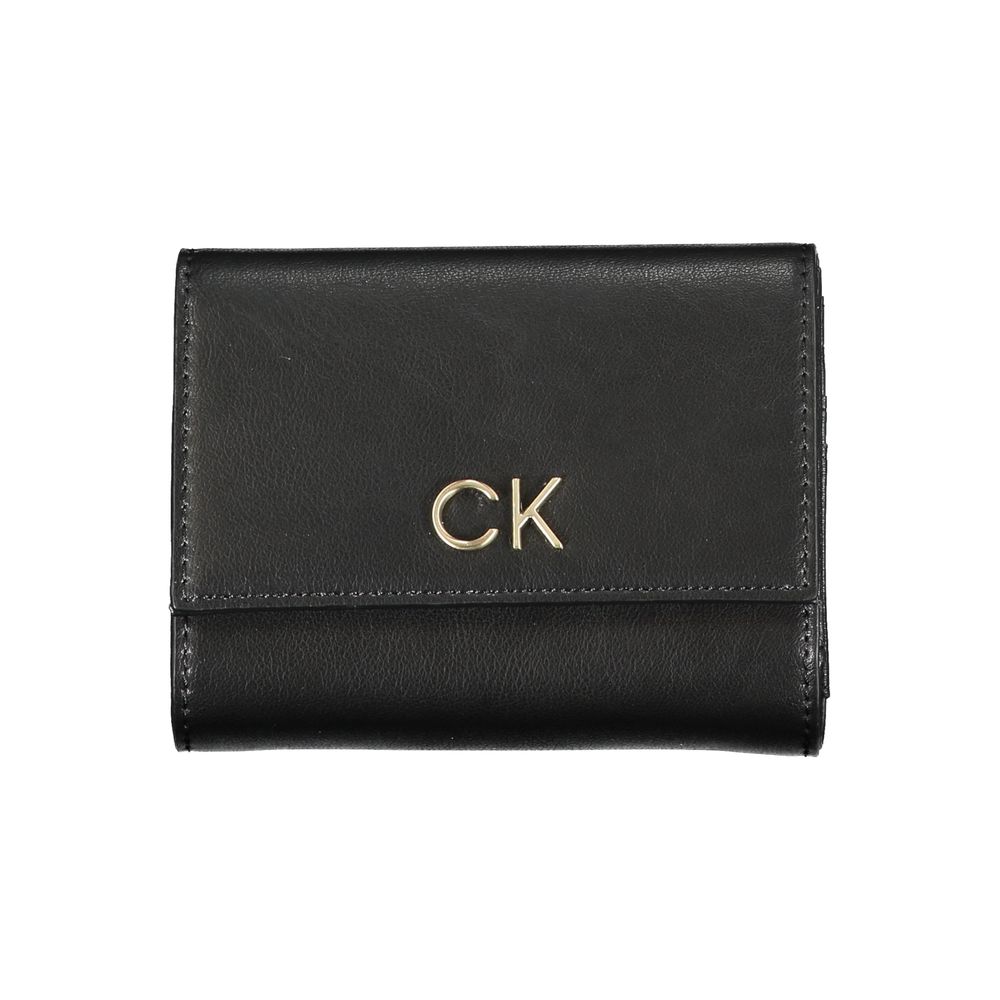 Calvin Klein Nero Polyurethane Women Wallet