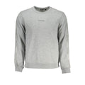 Calvin Klein Grigio Polyester Men Sweatshirt