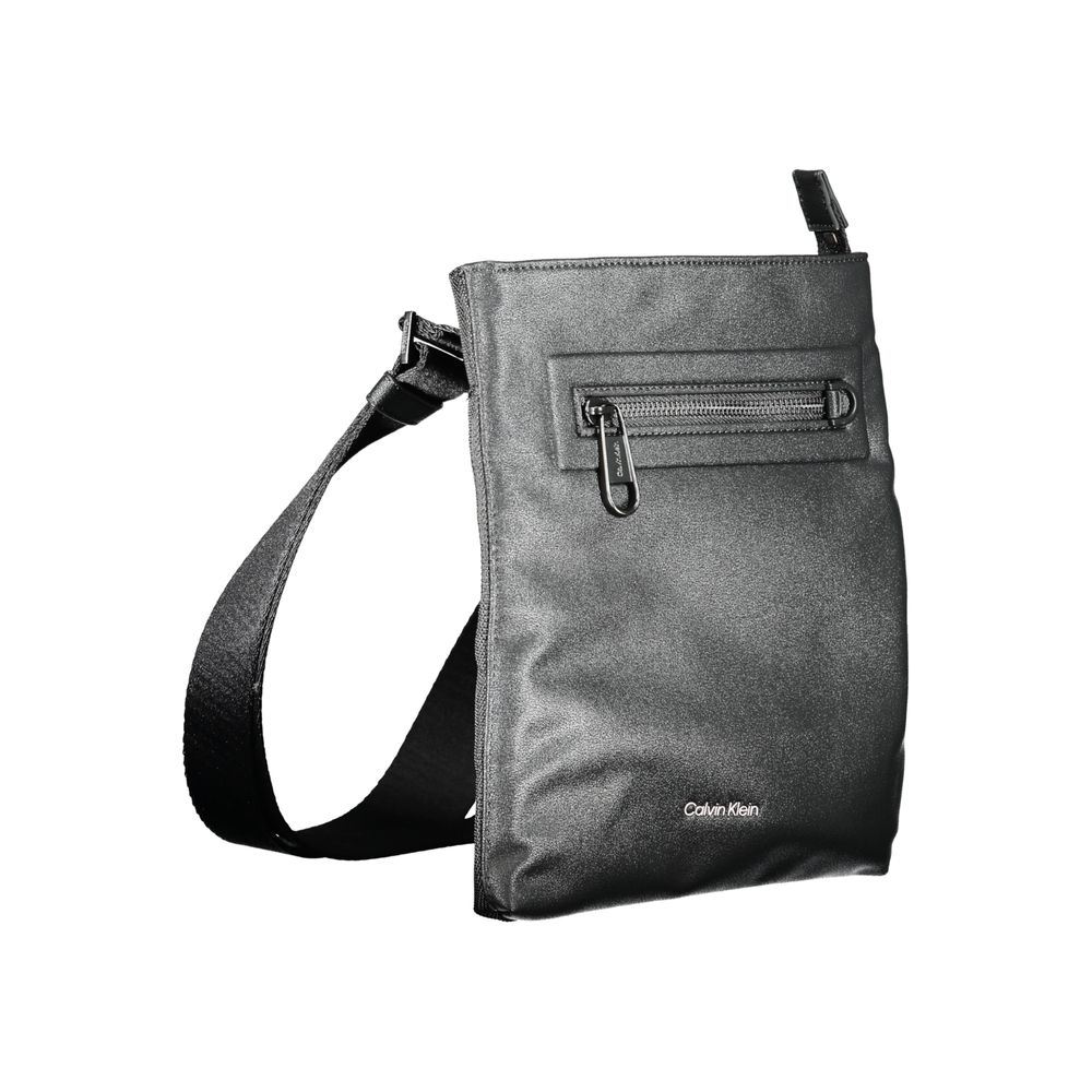 Calvin Klein Black Polyester Men's Shoulder Bag