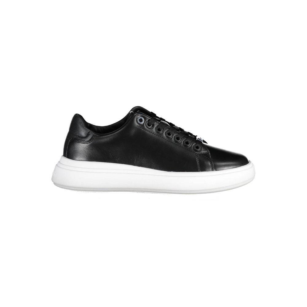 Calvin Klein Nero Pelle Donna Sneaker
