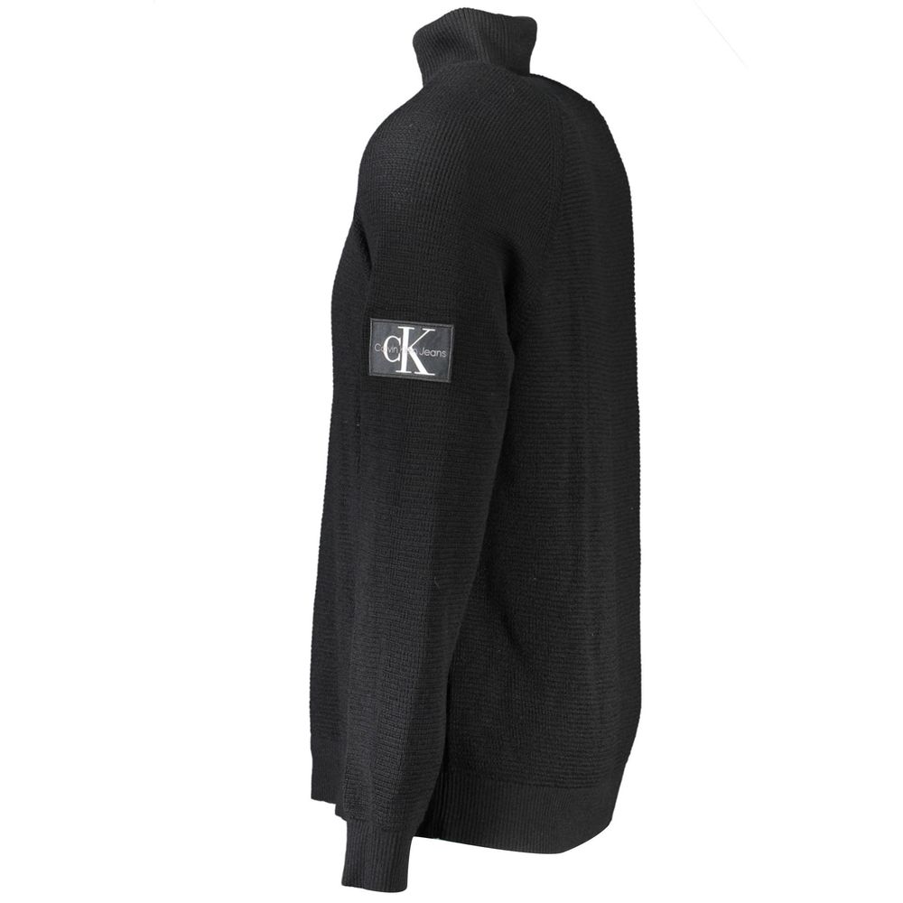 Calvin Klein Black Wool Mens Sweater