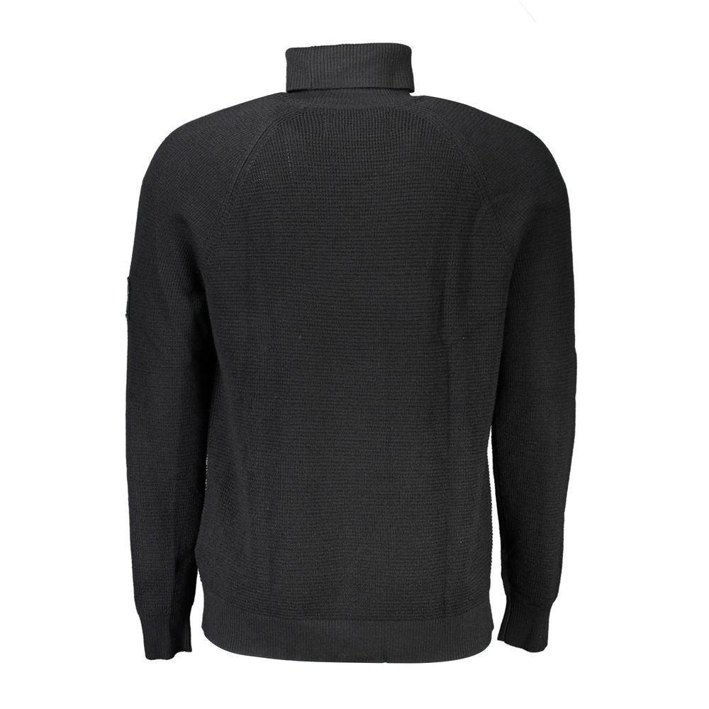 Calvin Klein Black Wool Mens Sweater