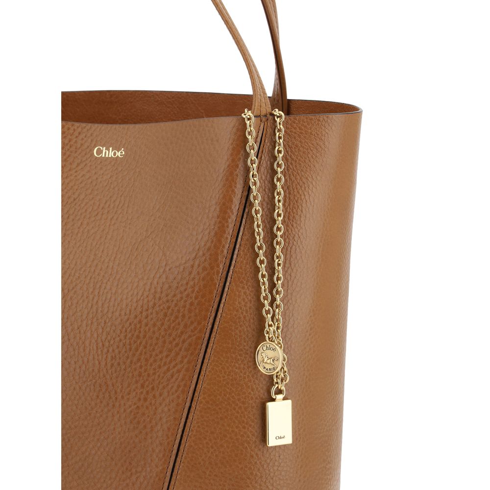 Chloé Brown Calf Leather Bos Taurus Shoulder Bag