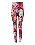 Dolce & Gabbana Multicolor Floral High Waist Leggings Pants