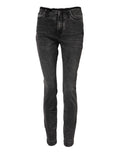 Dolce & Gabbana Gray Skinny Cotton Mid Waisted Denim Jeans