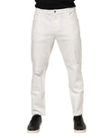 Dolce & Gabbana White Cotton Loose Men Denim Jeans