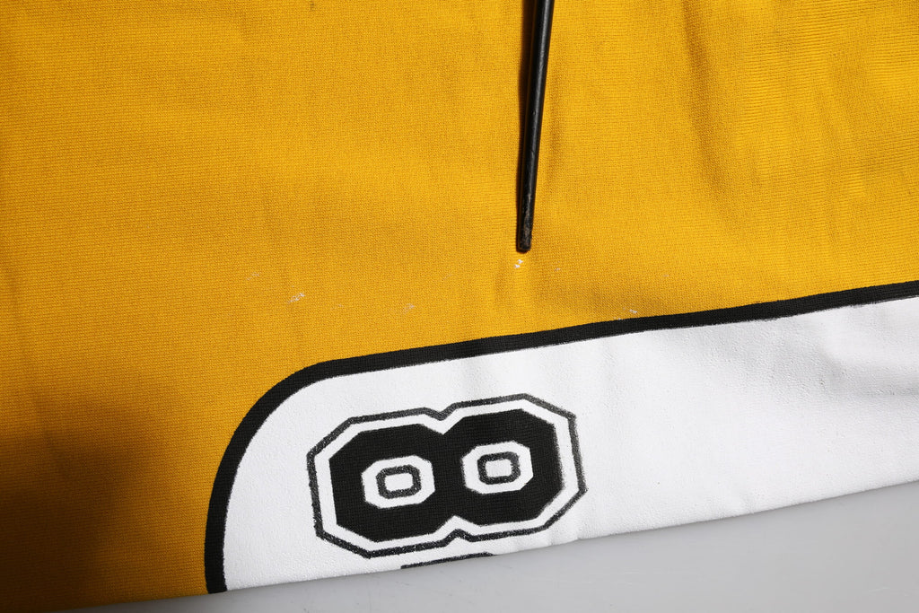 Dolce & Gabbana Yellow Cotton Drawstring Jogger Pants