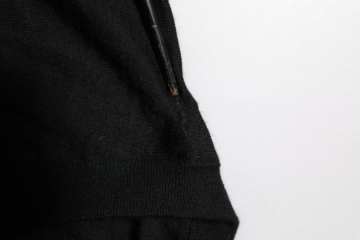 Dolce & Gabbana Black Cashmere Crewneck Men Pullover Sweater